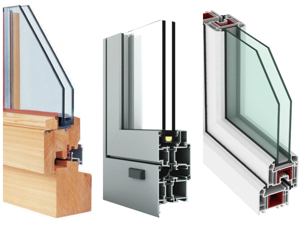 3 Types of window frame